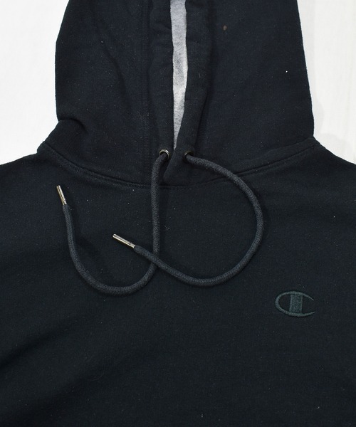 Champion(チャンピオン)の「【ヴィンテージ古着】Champion / チャンピオン ロゴ スウェットパーカー(パーカー・メンズ・ブラック・SMALL)」の7枚目の写真