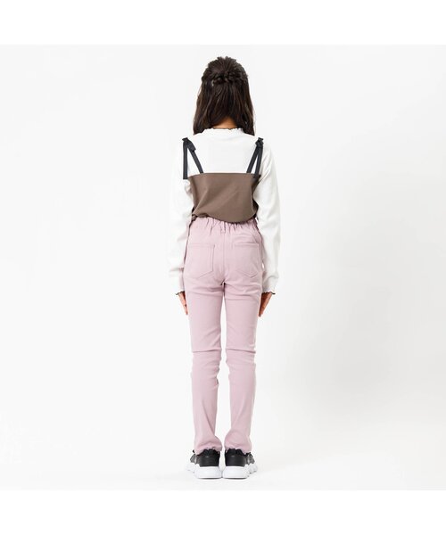 algy(アルジー)の「肩りぼんキャミドッキングロンT(Tシャツ/カットソー・キッズ・ブラウン/チェック/サックスブルー・XX-SMALL/X-SMALL/MEDIUM/SMALL)」の8枚目の写真