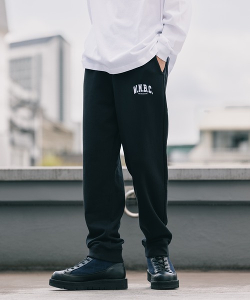 WHITE MOUNTAINEERING（ホワイトマウンテニアリング）の「White Mountaineering/ホワイトマウンテニアリング WMBC COLLEGE LOGO SWEATPANTS スウェットパンツ（スウェットパンツ・メンズ・ブラック・2/3/1）」の16枚目の写真