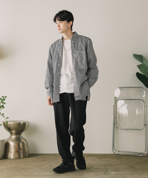 WHITE MOUNTAINEERING（ホワイトマウンテニアリング）の「White Mountaineering/ホワイトマウンテニアリング WMBC COLLEGE LOGO SWEATPANTS スウェットパンツ（スウェットパンツ・メンズ・ブラック・2/3/1）」の15枚目の写真