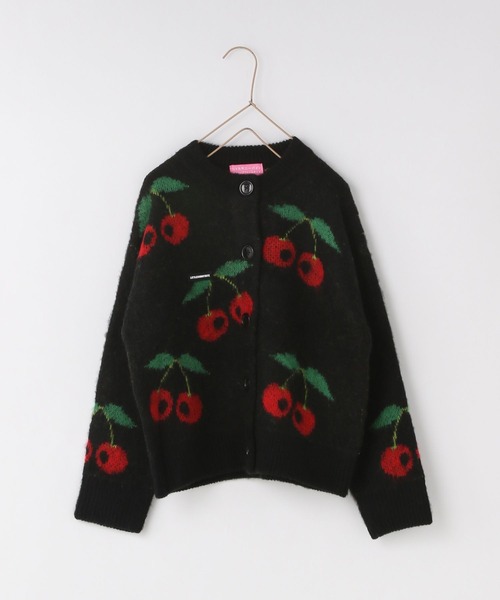 LOWRYS FARM(ローリーズファーム)の「LSBチェリーニットカーディガン 975088(カーディガン/ボレロ・キッズ・ピンク/イエロー/ブラック・130cm/110cm/150cm)」の12枚目の写真