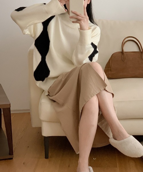 古着 ビンテージ 70s ニット 変形 リネン セーター ザックリ 古着 ビンテージ 70s ニット 変形 リネン セーター ザックリ