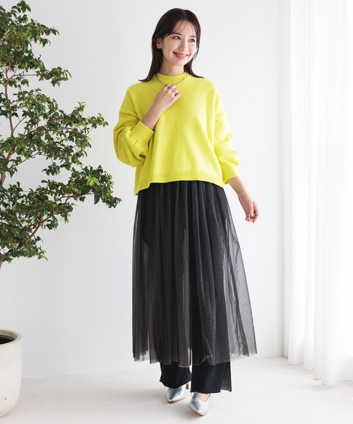 LEPSIM(レプシィム)の「マルチWAYチュールスカート 982145(スカート・レディース・ブラック/ブラウン/ブルー・FREE)」の12枚目の写真