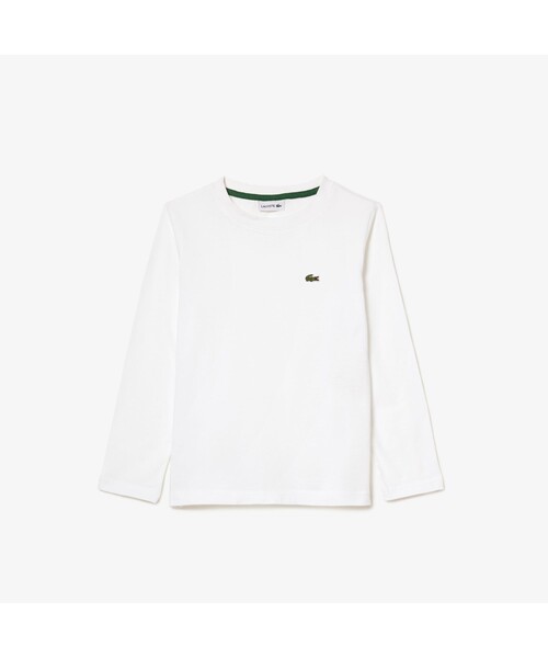 JUNIORベーシックワニロゴパッチ長袖Tシャツ（Tシャツ/カットソー）｜LACOSTE（ラコステ）