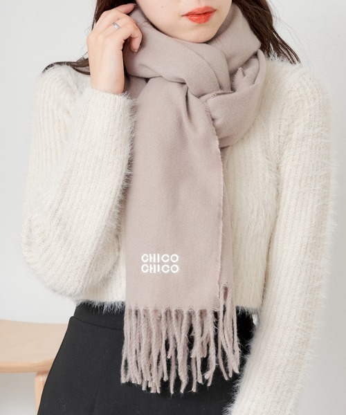Chico（チコ）の「刺繍入りストール（マフラー）」 - WEAR