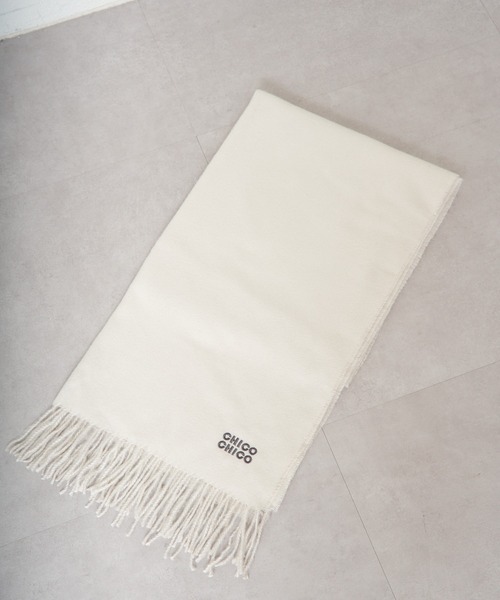 Chico（チコ）の「刺繍入りストール（マフラー・レディース・ベージュ/ブラック/アイボリー/グレー/ピンク・FREE）」の16枚目の写真