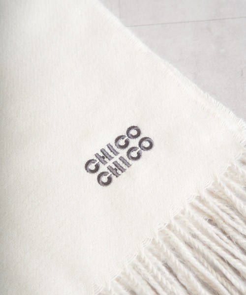 Chico（チコ）の「刺繍入りストール（マフラー・レディース・ベージュ/ブラック/アイボリー/グレー/ピンク・FREE）」の21枚目の写真