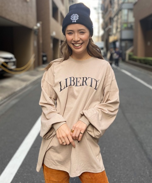 セール】RIKKA FEMME/リッカファム ロンT/長袖Tシャツ 袖ダボ