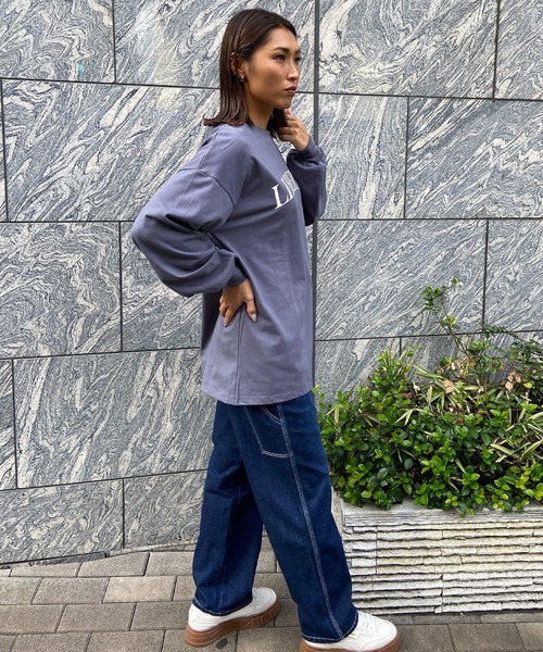 セール】RIKKA FEMME/リッカファム ロンT/長袖Tシャツ 袖ダボ