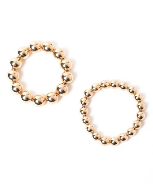 LOWRYS FARM（ローリーズファーム）の「２Ｐボールチェーンブレス　976405（ブレスレット・レディース・シルバー/ゴールド・FREE）」の6枚目の写真