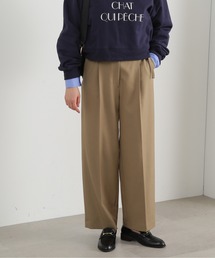 N.(N. Natural Beauty Basic) | 【S Size Line】◆カルゼベルト付ワイドパンツ(スラックス)