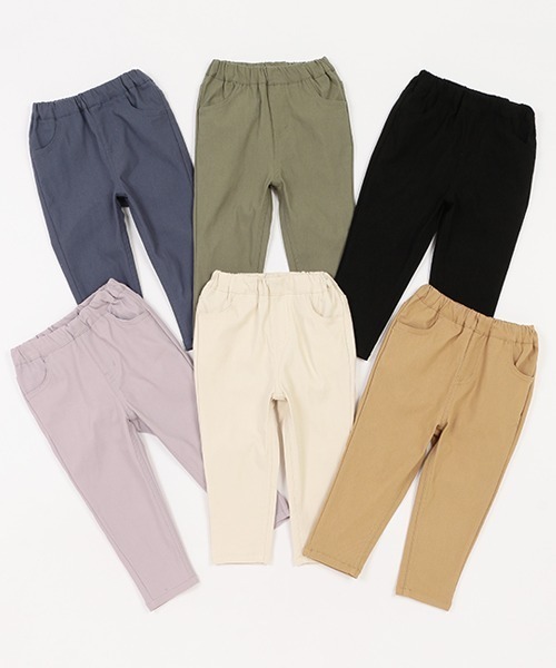 petit main（プティマイン）の「【& Re】ストレッチストレートパンツ（その他パンツ・キッズ・パープル/アイボリー/キャメル/ネイビー/ブラック/カーキ・130cm/120cm/100cm/80ｃｍ/110cm/90cm）」の7枚目の写真