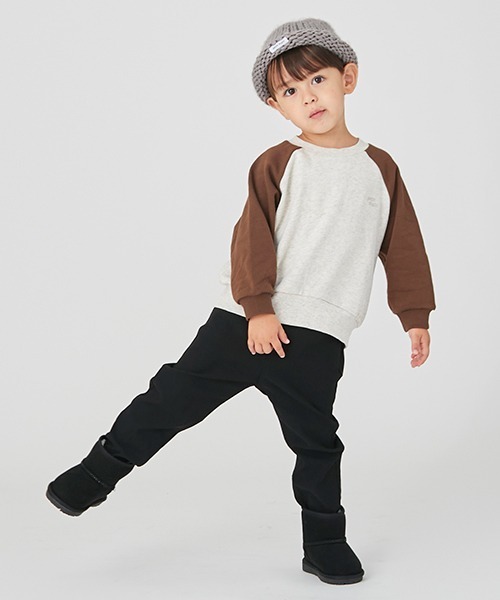 petit main（プティマイン）の「【& Re】ストレッチストレートパンツ（その他パンツ・キッズ・パープル/アイボリー/キャメル/ネイビー/ブラック/カーキ・130cm/120cm/100cm/80ｃｍ/110cm/90cm）」の18枚目の写真