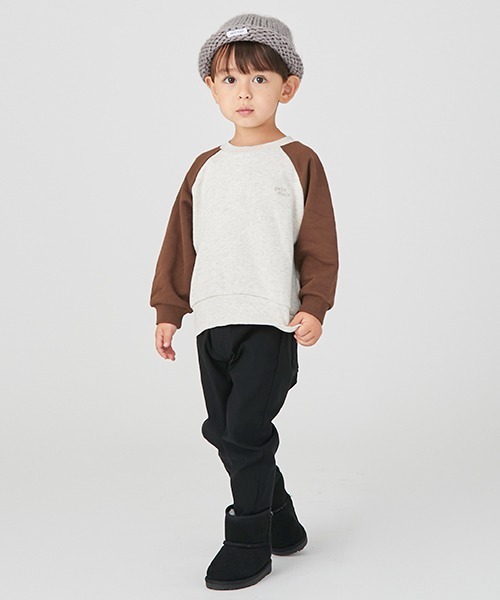 petit main（プティマイン）の「【& Re】ストレッチストレートパンツ（その他パンツ・キッズ・パープル/アイボリー/キャメル/ネイビー/ブラック/カーキ・130cm/120cm/100cm/80ｃｍ/110cm/90cm）」の20枚目の写真