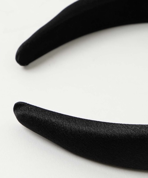 WEGO（ウィゴー）の「WEGO/ボリュームサテンカチューシャ（カチューシャ・レディース・ホワイト/ブラック・FREE）」の12枚目の写真