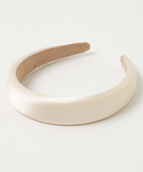 WEGO（ウィゴー）の「WEGO/ボリュームサテンカチューシャ（カチューシャ・レディース・ホワイト/ブラック・FREE）」の9枚目の写真