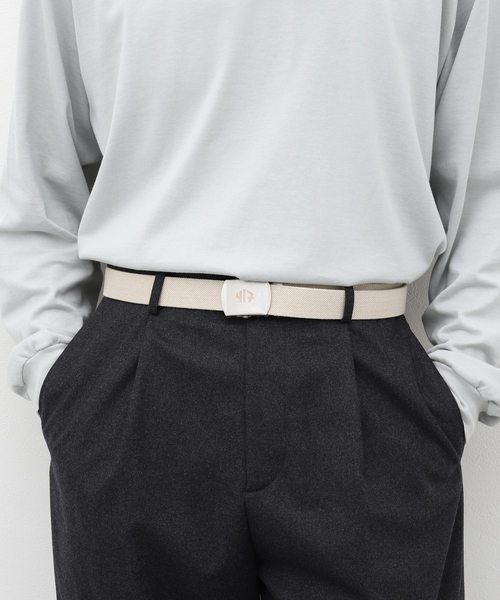 417 EDIFICE(フォーワンセブンエディフィス)の「ELASTIC LONG BELT / エラスティックロングベルト(ベルト・メンズ・ベージュ/ブラック/ブラウン・FREE)」の10枚目の写真