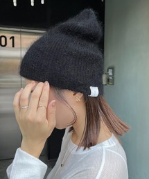 CAPRICIEUX LE'MAGE | アンゴラビーニー(ニットキャップ/ビーニー)