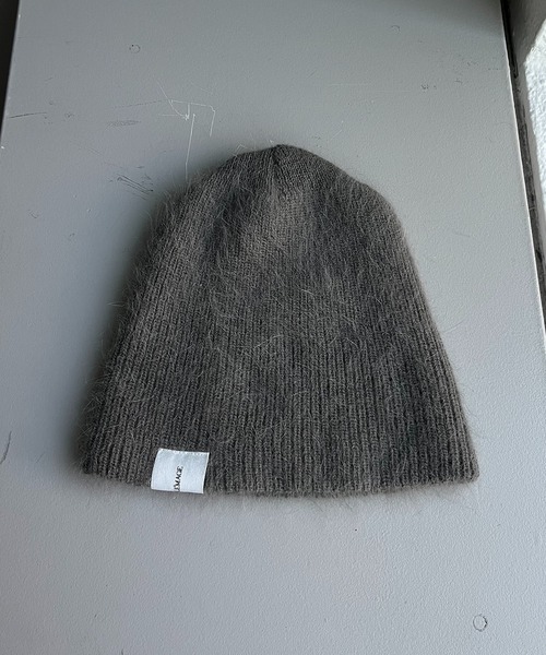 CAPRICIEUX LE'MAGE(カプリシューレマージュ)の「アンゴラビーニー(ニットキャップ/ビーニー・レディース・グレイッシュベージュ/ブラック/ネイビー/オフホワイト・FREE)」の14枚目の写真