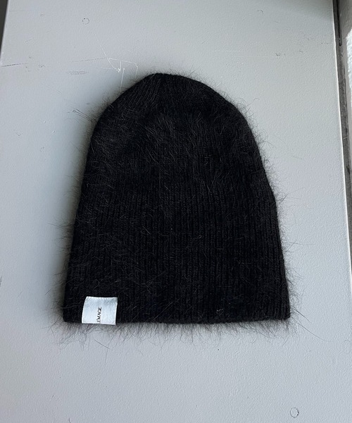 CAPRICIEUX LE'MAGE(カプリシューレマージュ)の「アンゴラビーニー(ニットキャップ/ビーニー・レディース・グレイッシュベージュ/ブラック/ネイビー/オフホワイト・FREE)」の11枚目の写真