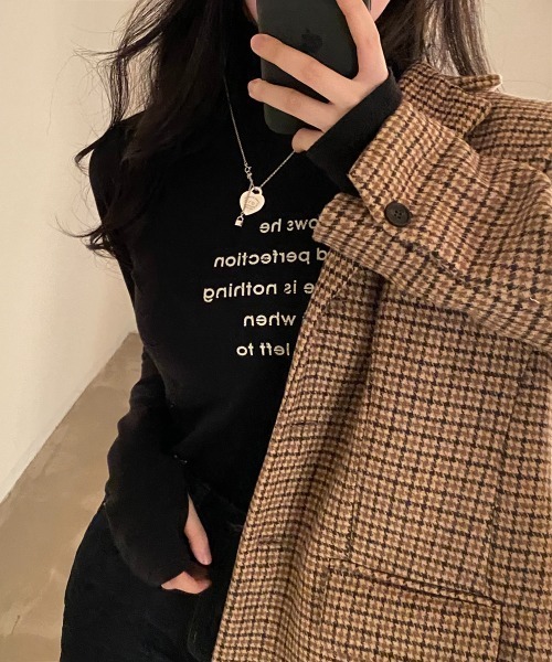 by muni:r（バイ ムニール）の「オーバーチェックジャケット