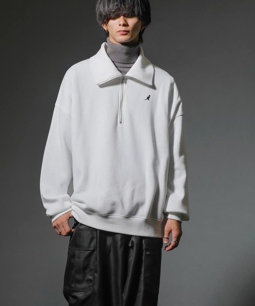 KANGOL(カンゴール)の「【KANGOL×A.S.Mコラボ】12GGハイゲージ編み ウォッシャブル / タートルネック セーター(Tシャツ/カットソー・メンズ・チャコールグレー/オフホワイト/ライトグレー/ブラック・M/L)」の18枚目の写真