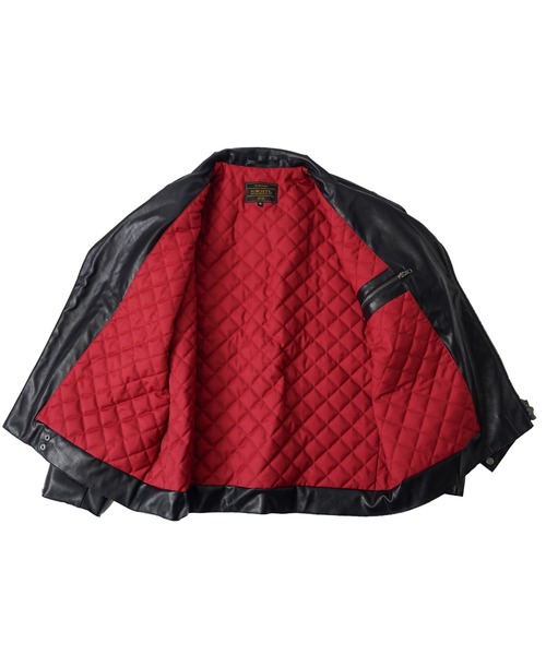 Subciety（サブサエティ）の「FAKE LEATHER RIDERS JKT（ライダースジャケット・メンズ・ブラック・LARGE/MEDIUM/X-LARGE）」の11枚目の写真