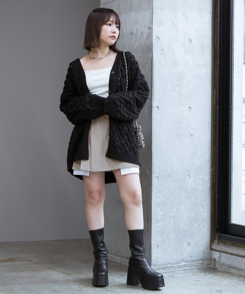 PAGEBOY(ページボーイ)の「レイヤードポケットミニスカート(スカート・レディース・ベージュ/グレー/ブラック・FREE)」の13枚目の写真