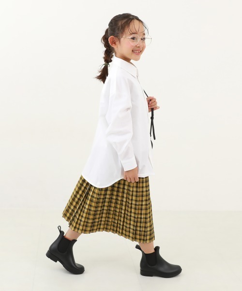 devirock（デビロック）の「ビッグシルエット カラー ストライプシャツ（シャツ/ブラウス・キッズ・その他1/その他2/その他3/その他4・100cm/110cm/120cm/130cm/140cm/150cm/160cm）」の5枚目の写真