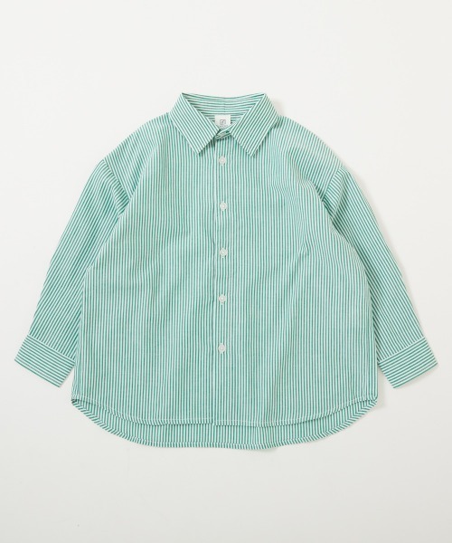 devirock（デビロック）の「ビッグシルエット カラー ストライプシャツ（シャツ/ブラウス・キッズ・その他1/その他2/その他3/その他4・100cm/110cm/120cm/130cm/140cm/150cm/160cm）」の13枚目の写真