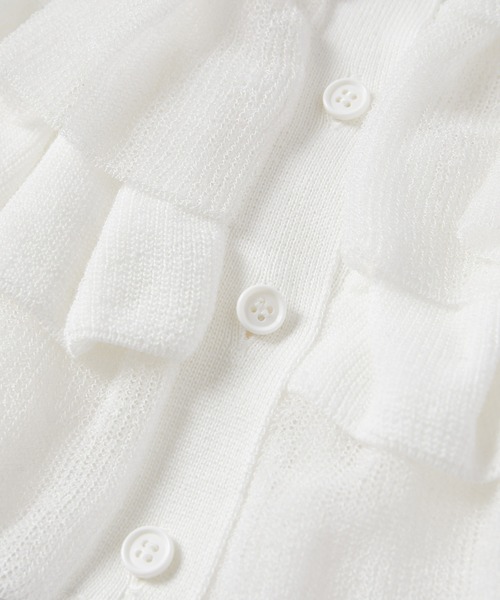 ADAM ET ROPE'（アダムエロペ）の「【tyn.TGOR】Multi way frill（キャミソール・レディース・ブラック/オフホワイト・FREE）」の20枚目の写真