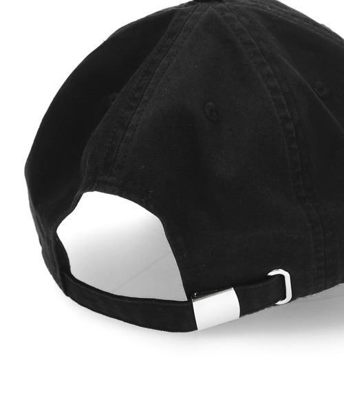 X-girl（エックスガール）の「MILLS LOGO DAMAGE CAP（キャップ・レディース・ライトブルー/オリーブ/ブラック・ONE SIZE）」の4枚目の写真