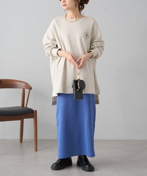 PUAL CE CIN(ピュアルセシン)の「【WEB限定】フォトプリントミニ裏毛プルオーバー(スウェット・レディース・キャメル/オートミール・FREE)」の20枚目の写真
