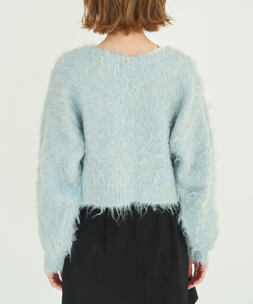 ROPE' PICNIC(ロペピクニック)の「【一部店舗限定】2WAY/MIX起毛ヤーンカーディガン(カーディガン/ボレロ・レディース・サックスブルー/イエロー系その他/ピンク・38)」の15枚目の写真