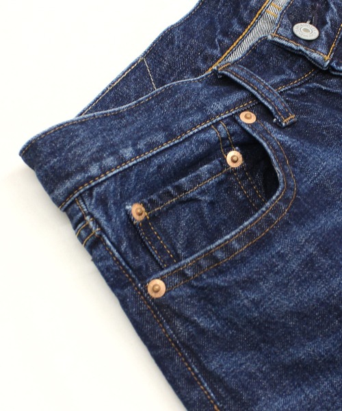 RNA（アールエヌエー）の「R4184 ルーズワイドストレートパンツ（デニムパンツ・レディース・インディゴブルー・MEDIUM/SMALL）」の6枚目の写真