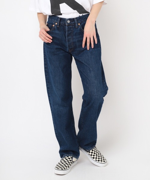 RNA（アールエヌエー）の「R4184 ルーズワイドストレートパンツ（デニムパンツ・レディース・インディゴブルー・MEDIUM/SMALL）」の18枚目の写真