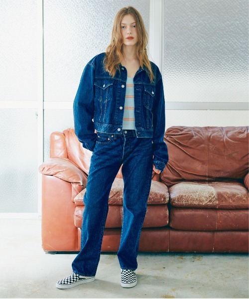 RNA（アールエヌエー）の「R4184 ルーズワイドストレートパンツ（デニムパンツ・レディース・インディゴブルー・MEDIUM/SMALL）」の20枚目の写真