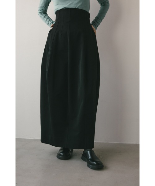 STYLEMIXER（スタイルミキサー）の「コルセットフォルムスカート（スカート・レディース・ブラック/アイボリー/サックスブルー・SMALL/X-SMALL/MEDIUM）」の20枚目の写真