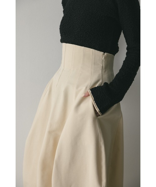 STYLEMIXER（スタイルミキサー）の「コルセットフォルムスカート（スカート・レディース・ブラック/アイボリー/サックスブルー・SMALL/X-SMALL/MEDIUM）」の12枚目の写真