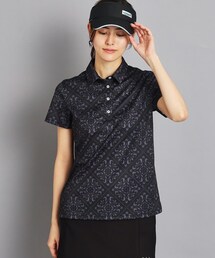adabat | 【UVカット/吸水速乾/遮熱】バティック柄 半袖ポロシャツ(Tシャツ/カットソー)