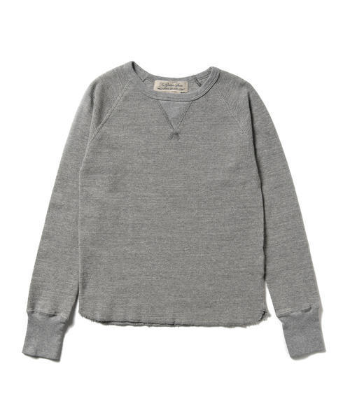 REMI RELIEF（レミレリーフ）の「REMI RELIEF×Ray BEAMS / 別注 サーマル ロング Ｔ（Tシャツ/カットソー・レディース・ホワイト/グレー・ONE SIZE）」の4枚目の写真