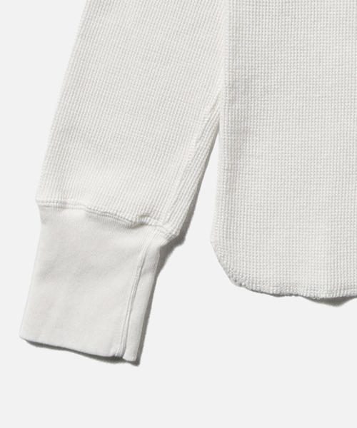 REMI RELIEF（レミレリーフ）の「REMI RELIEF×Ray BEAMS / 別注 サーマル ロング Ｔ（Tシャツ/カットソー・レディース・ホワイト/グレー・ONE SIZE）」の11枚目の写真