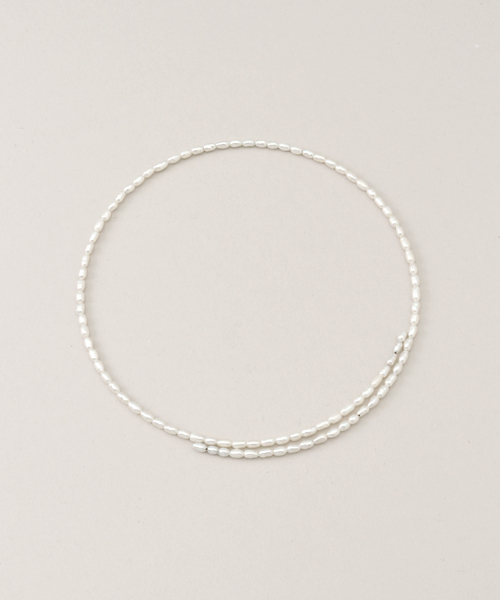 gren by M（グリンバイエム）の「gren by M/グリンバイエム ケシ淡水パールチョーカー（ネックレス・レディース・ホワイト・FREE）」の2枚目の写真