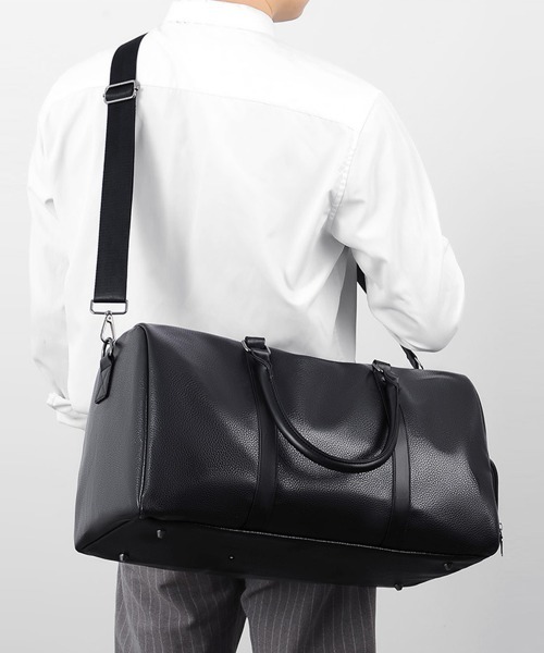 Miniministore(ミニミニストア)の「乾湿分離 ボストンバッグ 機内持ち込み(ボストンバッグ・レディース・ブラック/ブラウン・FREE)」の13枚目の写真