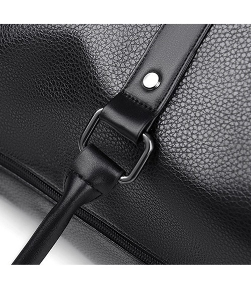Miniministore(ミニミニストア)の「乾湿分離 ボストンバッグ 機内持ち込み(ボストンバッグ・レディース・ブラック/ブラウン・FREE)」の7枚目の写真