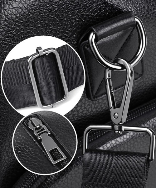 Miniministore(ミニミニストア)の「乾湿分離 ボストンバッグ 機内持ち込み(ボストンバッグ・レディース・ブラック/ブラウン・FREE)」の17枚目の写真