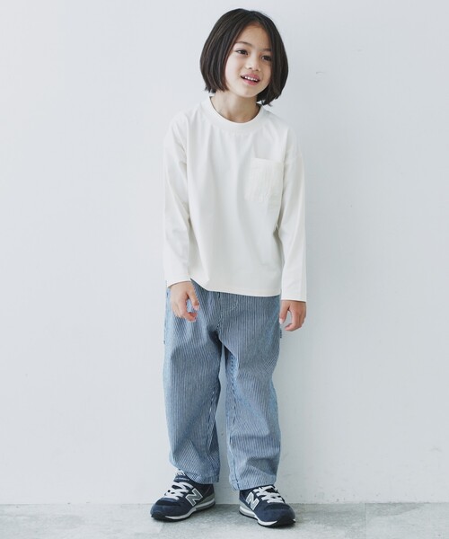 THE SHOP TK （ザ ショップ ティーケー ）の「◆【110-150】ストレッチデニムペインターパンツ（デニムパンツ・キッズ・ネイビー/ネイビー系2・11/12/13/14/15 ）」の10枚目の写真