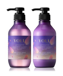 YOLU（ヨル）の「YOLU(ヨル) サクラ ディープナイトリペアシャンプー&トリートメントセット（シャンプー・キッズ）」