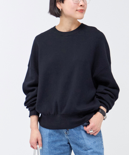 セール】コットンクルーネックニット（ニット/セーター）｜AP STUDIO