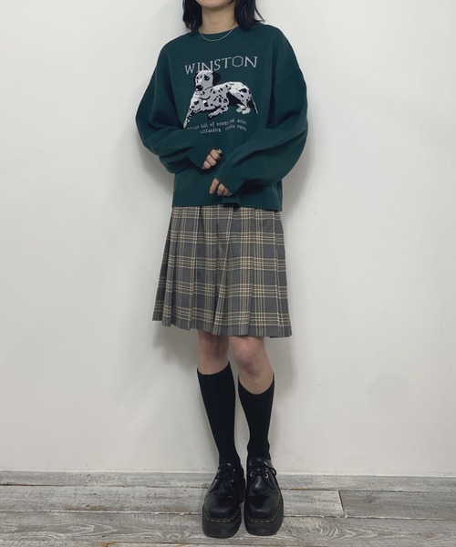 NICOLE CLUB(ニコル クラブ)の「チェックプリーツスカート(スカート・レディース・ベージュ/グレー・MEDIUM)」の12枚目の写真